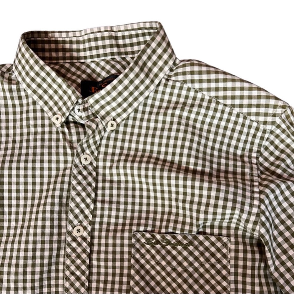 Green checkered Ben Sherman Button Down.